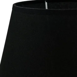 Duolla Lampenschirm Stoff für Tischlampe Schwarz E14* Lampenschirme