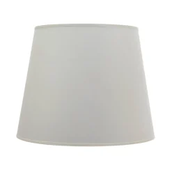 Duolla Lampenschirm Weiß Stoff für Stehlampe E27* Lampenschirme