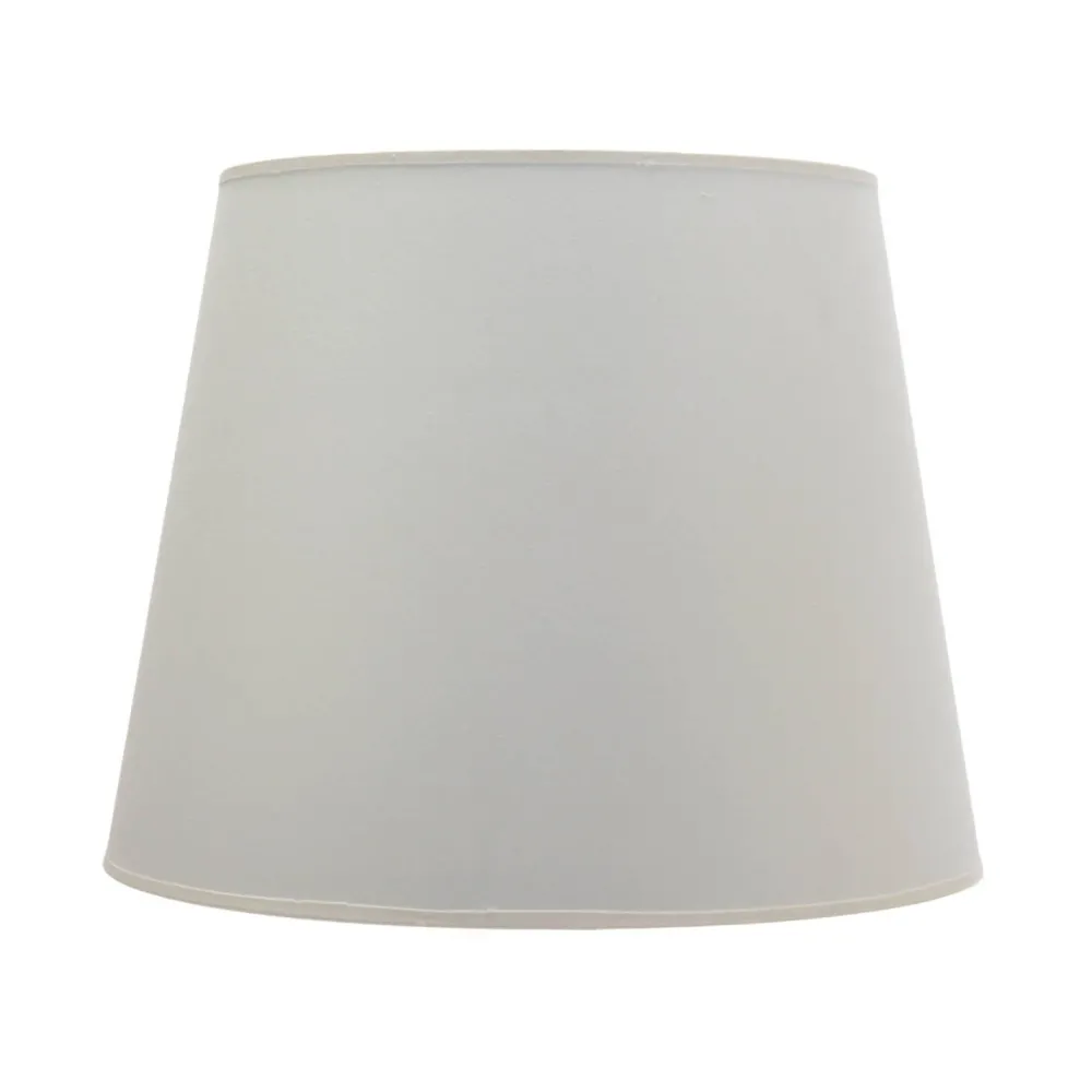 Duolla Lampenschirm Weiß Stoff für Stehlampe E27* Lampenschirme