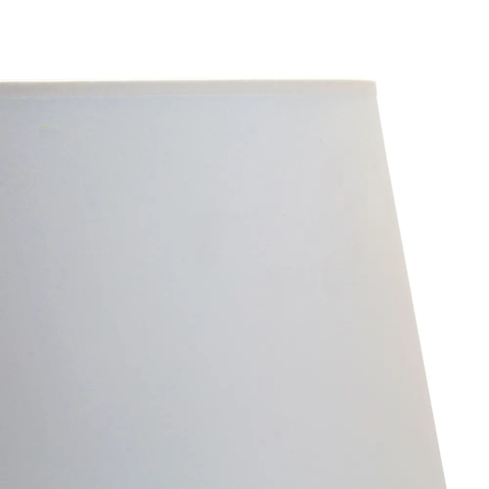 Duolla Lampenschirm Weiß Stoff für Stehlampe E27* Lampenschirme