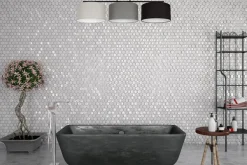 Hot Belis Lange Deckenlampe Stoff Grau Graphit Schwarz E27 100 cm