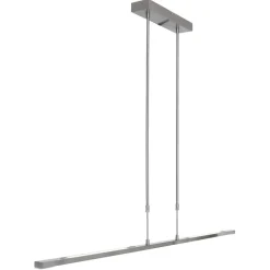 Steinhauer Lange LED Deckenlampe dimmbar in Stahl 122 cm 4000 K* Deckenleuchten|Led Lampen