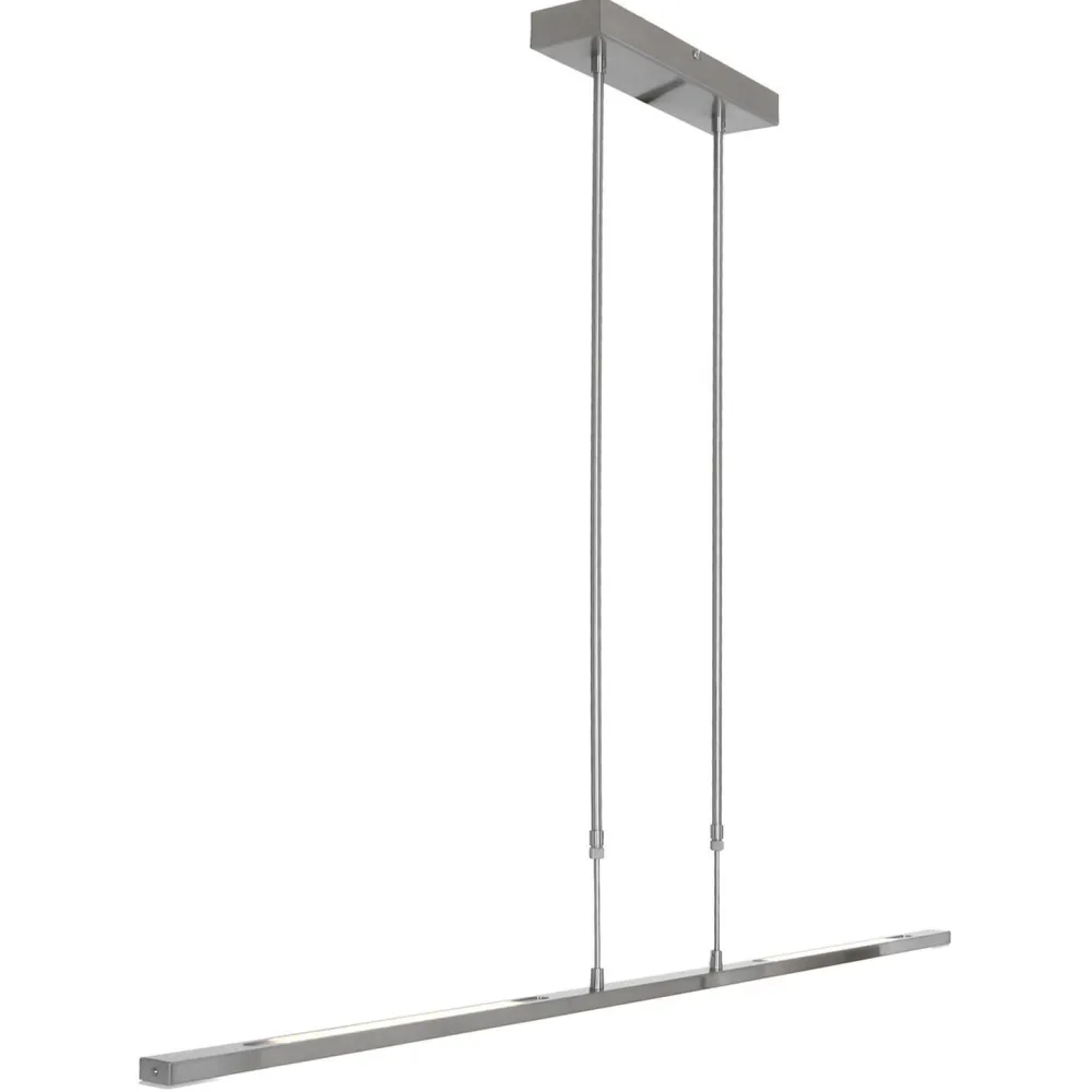Steinhauer Lange LED Deckenlampe dimmbar in Stahl 122 cm 4000 K* Deckenleuchten|Led Lampen