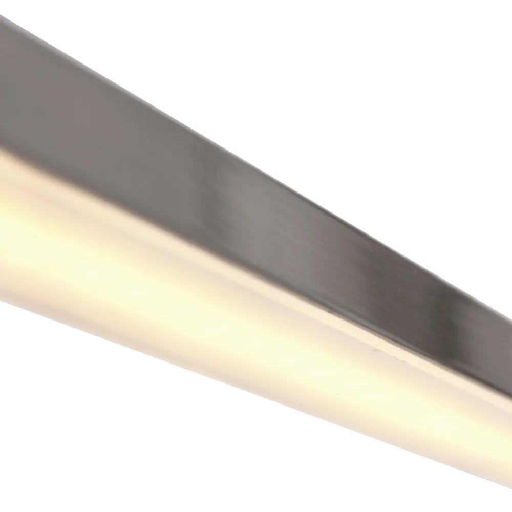 Steinhauer Lange LED Deckenlampe dimmbar in Stahl 122 cm 4000 K* Deckenleuchten|Led Lampen