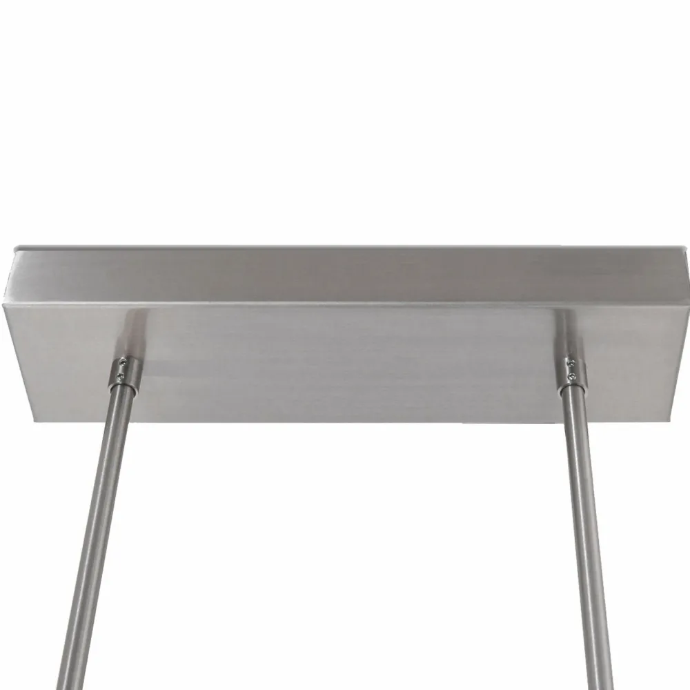 Steinhauer Lange LED Deckenlampe dimmbar in Stahl 122 cm 4000 K* Deckenleuchten|Led Lampen