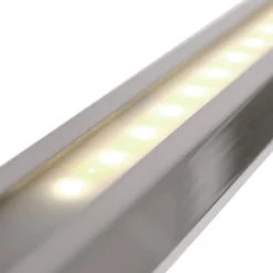 Steinhauer Lange LED Deckenlampe dimmbar in Stahl 122 cm 4000 K* Deckenleuchten|Led Lampen