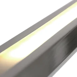 Steinhauer Lange LED Deckenlampe dimmbar in Stahl 122 cm 4000 K* Deckenleuchten|Led Lampen