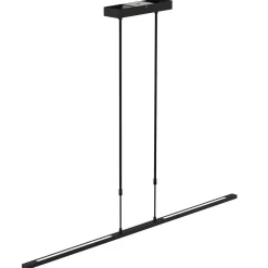 Hot Steinhauer Lange LED Deckenlampe dimmbar Schwarz 122 cm 4000 K