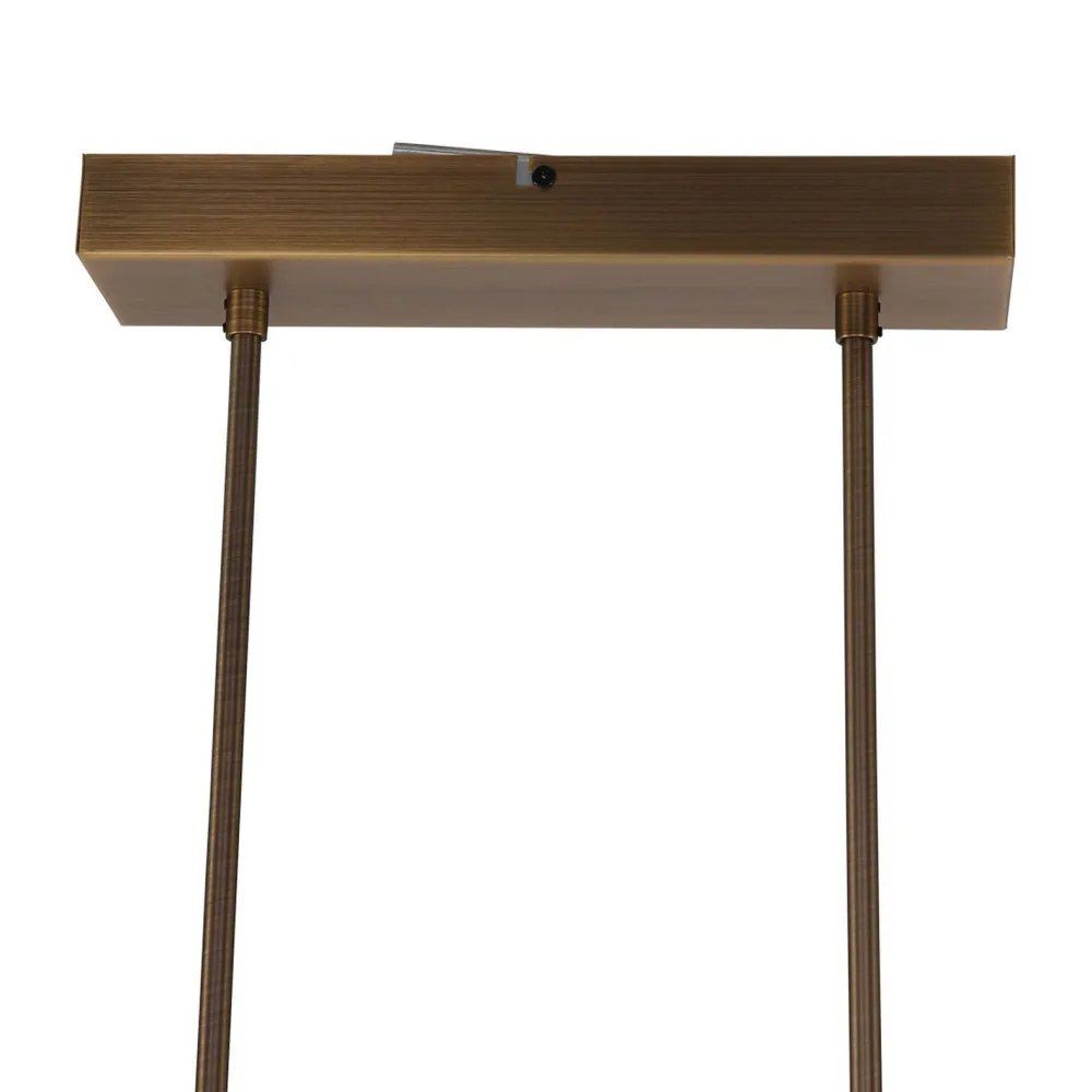 Steinhauer Lange LED Deckenleuchte in Bronze 122 cm 4000 K dimmbar* Deckenleuchten|Led Lampen