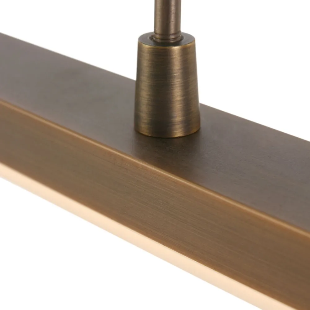 Steinhauer Lange LED Deckenleuchte in Bronze 122 cm 4000 K dimmbar* Deckenleuchten|Led Lampen