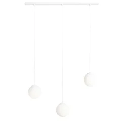 ALDEX Lange Pendelleuchte Weiß Metall 80 cm E14 blendarm* Hängelampen|Bürolampen