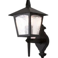 Elstead Laterne Außen Schwarz Rustikal IP43 Haus Hof* Außenleuchten Antik|Außenwandleuchten