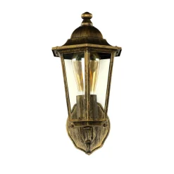 Easylight Laterne Außenleuchte E27 rustikal Gold Antik PARIS* Rustikale Lampen|Rustikale Außenleuchten