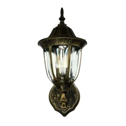 Easylight Laterne Wandleuchte Außen Gold Antik E27 IP44 MILANO* Rustikale Lampen|Rustikale Außenleuchten