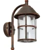 New Eglo Laternen Wandaußenleuchte San Telmo Antikbraun