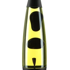 Easylight Lavalampe Lila Gelb Schwarz 40 cm Retro dekorativ ROXY* Lavalampen