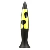 Best Easylight Lavalampe Schwarz Gelb 40 cm hoch Retro Wohnzimmer ROXY