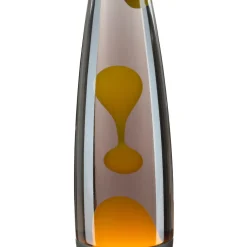 Easylight Lavalampe Schwarz Grau Gelb Retro 40 cm hoch dekorativ ROXY* Lavalampen