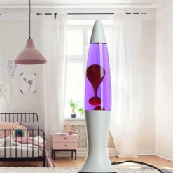 Best Easylight Lavalampe Weiß Lila Rot Retro Design Wohnzimmer ROXY