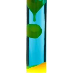 Easylight Lavalampe YVONNE Blau Gelb farbenfroh H:38cm* Retro Lampen|Lavalampen