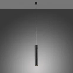 Just Light LED Akku Pendelleuchte Schwarz Metall Touch Dimmen 3 W* Wohnzimmerlampen|Schlafzimmer Lampen