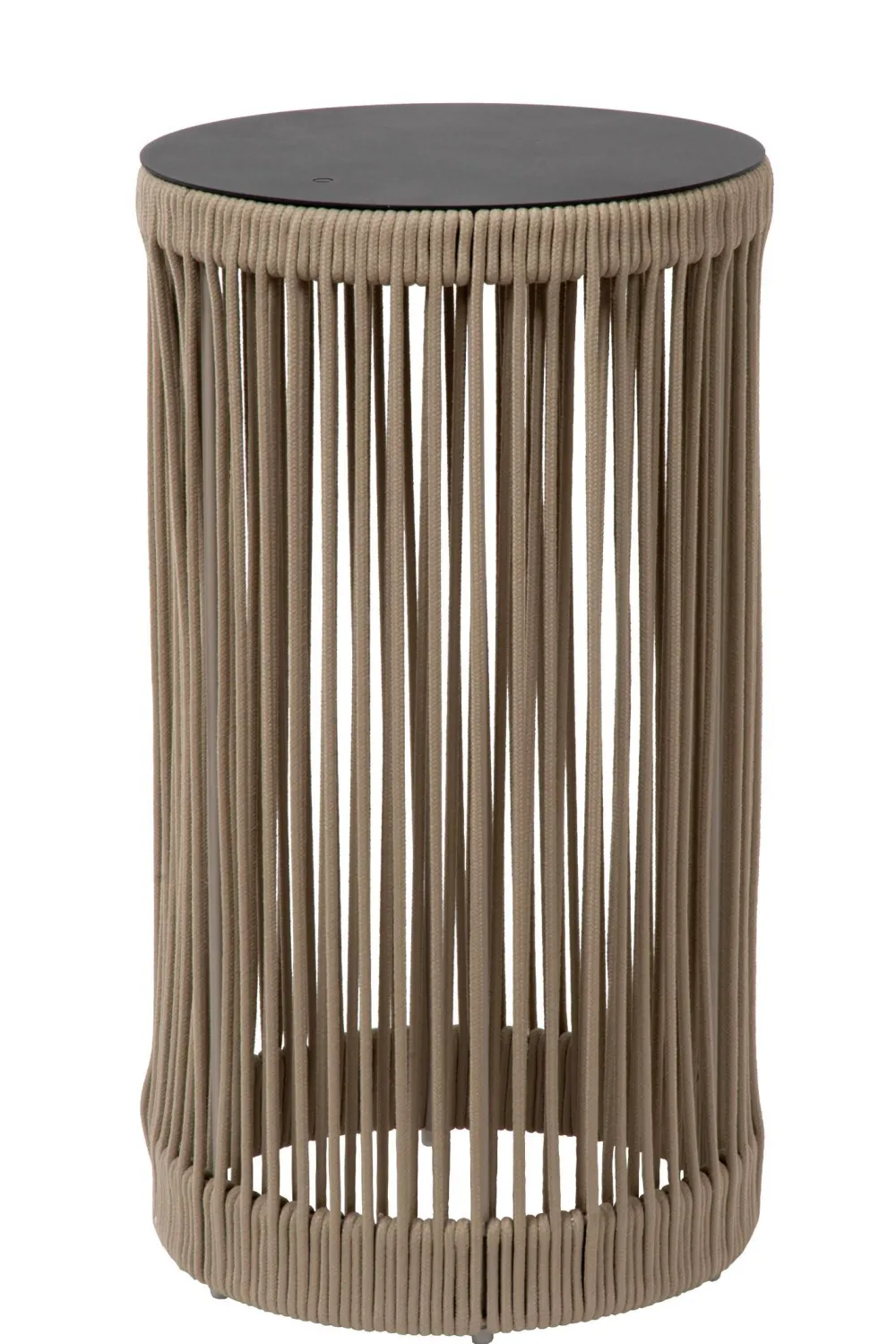 LED Akku Stehlampe Taupe 6h 3000 K IP44 Hocker Tisch* Wegeleuchten|Led Außenleuchten