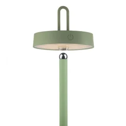 Just Light LED Akku Stehleuchte Grün Dimmer Touch IP44 125,2 cm