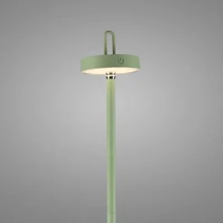 Just Light LED Akku Stehleuchte Grün Dimmer Touch IP44 125,2 cm