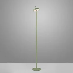 Just Light LED Akku Stehleuchte Grün Dimmer Touch IP44 125,2 cm