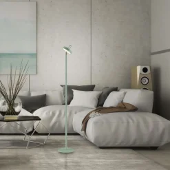 Just Light LED Akku Stehleuchte Grün Dimmer Touch IP44 125,2 cm