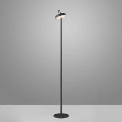 Just Light LED Akku Stehleuchte Schwarz Dimmer Touch IP44 125,2 cm* Led Lampen|Metall Lampen