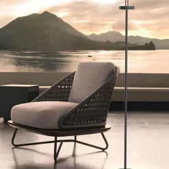 Just Light LED Akku Stehleuchte Schwarz Dimmer Touch IP44 125,2 cm* Led Lampen|Metall Lampen