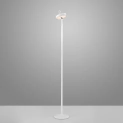 Just Light LED Akku Stehleuchte Weiß Dimmer Touch IP44 125,2 cm* Led Lampen|Metall Lampen