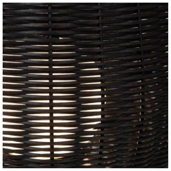 Discount LED Akku Tischlampe dimmbar Schwarz IP44 50 cm 3000 K