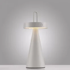 Sale Just Light LED Akku Tischlampe Dimmer Touch IP44 28,9 cm Weiß