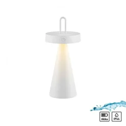 Just Light LED Akku Tischlampe Dimmer Touch IP44 2700 K 28,9 cm* Led Lampen|Schlafzimmer Lampen