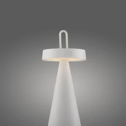 Just Light LED Akku Tischlampe Dimmer Touch IP44 2700 K 28,9 cm* Led Lampen|Schlafzimmer Lampen