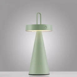 Just Light LED Akku Tischlampe Dimmer Touch Grün IP44 28,9 cm* Led Lampen|Schlafzimmer Lampen