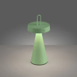 Just Light LED Akku Tischlampe Dimmer Touch Grün IP44 28,9 cm* Led Lampen|Schlafzimmer Lampen