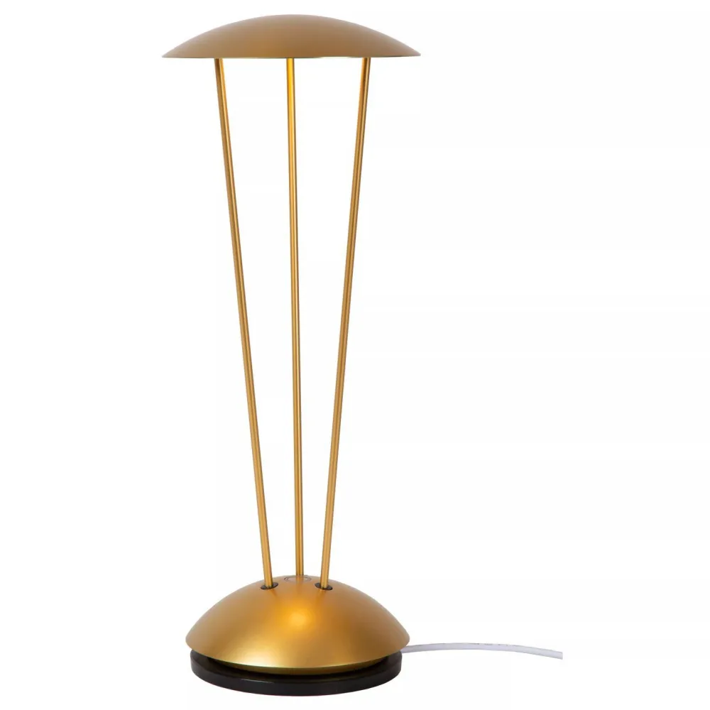 LED Akku Tischlampe Gold Ladestation IP54 2 W dimmbar* Led Außenleuchten|Moderne Außenleuchten