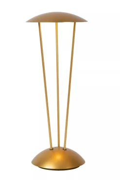 LED Akku Tischlampe Gold Ladestation IP54 2 W dimmbar* Led Außenleuchten|Moderne Außenleuchten