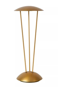 LED Akku Tischlampe Gold Ladestation IP54 2 W dimmbar* Led Außenleuchten|Moderne Außenleuchten