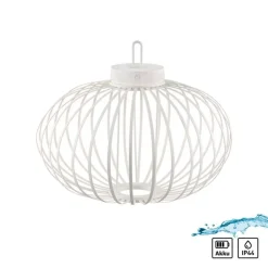 Best Just Light LED Akku Tischlampe IP44 Weiß dimmbar Touch 37 cm 2 W