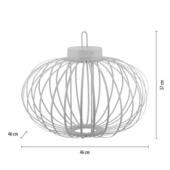 Best Just Light LED Akku Tischlampe IP44 Weiß dimmbar Touch 37 cm 2 W
