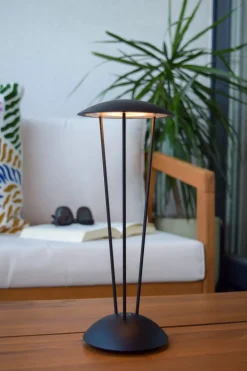 Outlet LED Akku Tischlampe Ladestation IP54 2 W dimmbar