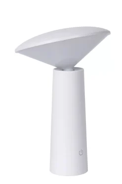 Discount LED Akku Tischlampe Weiß 21,3 cm IP44 5h dimmbar