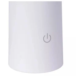Discount LED Akku Tischlampe Weiß 21,3 cm IP44 5h dimmbar