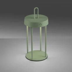 Just Light LED Akku Tischleuchte Aluminium dimmbar IP44 2 W Grün