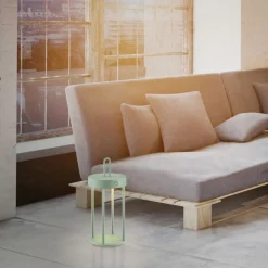 Just Light LED Akku Tischleuchte Aluminium dimmbar IP44 2 W Grün