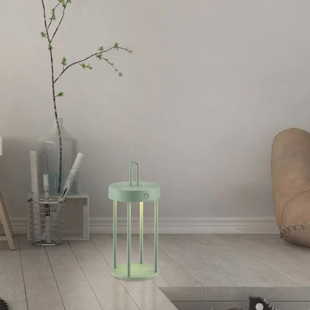 Just Light LED Akku Tischleuchte Aluminium dimmbar IP44 2 W Grün